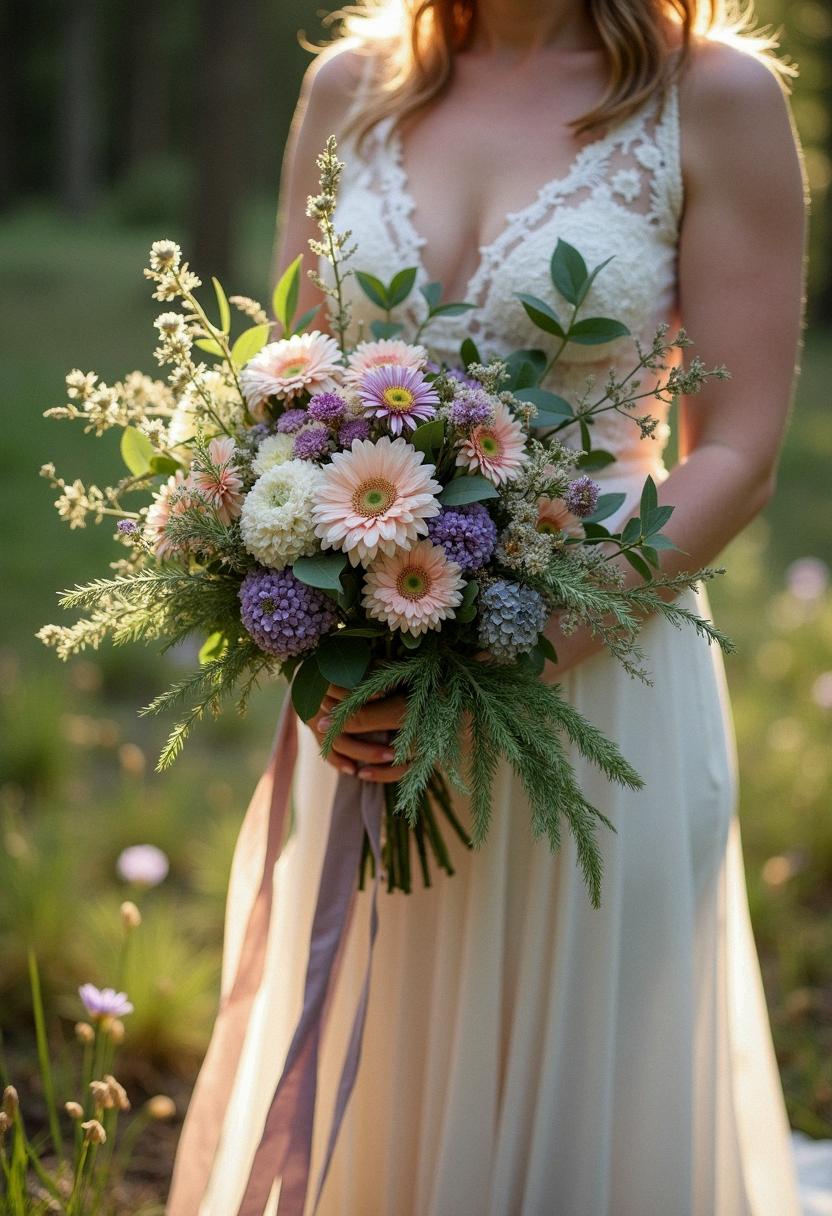 boho bridal bouquet