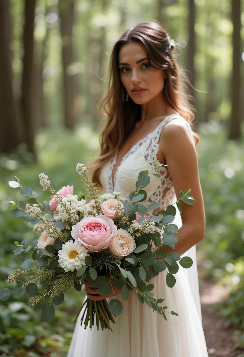 boho bridal bouquet