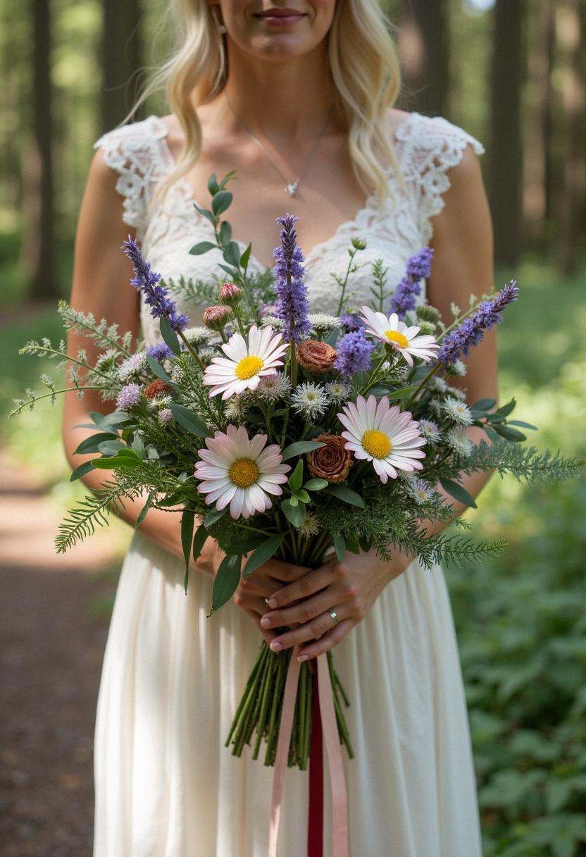 boho bridal bouquet