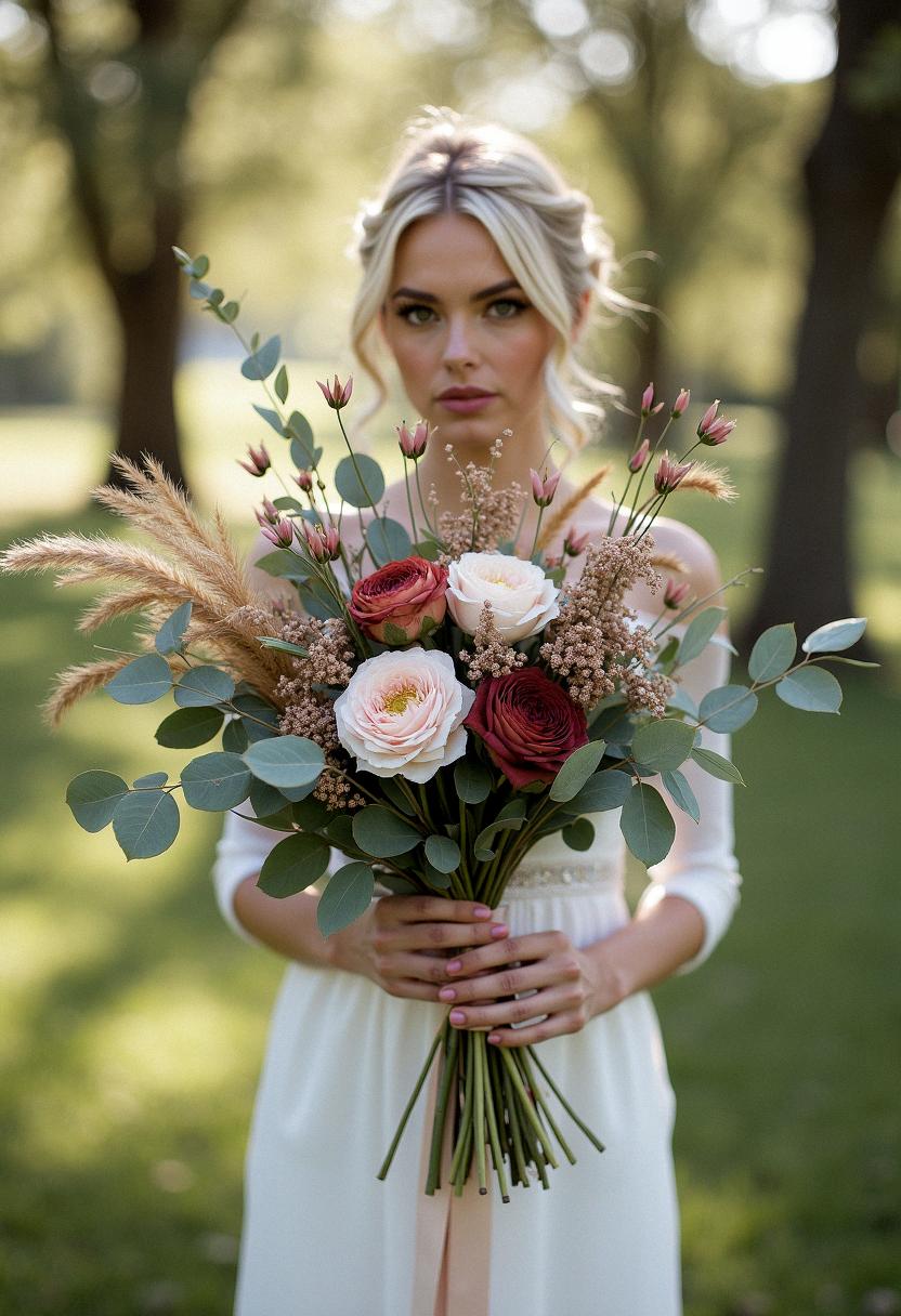 boho bridal bouquet