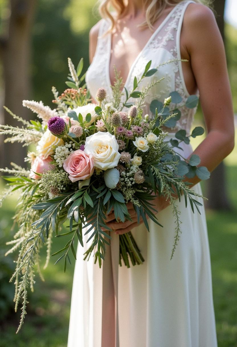 boho bridal bouquet