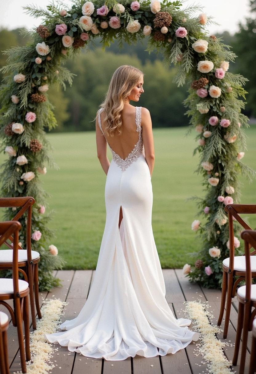boho wedding dress simple