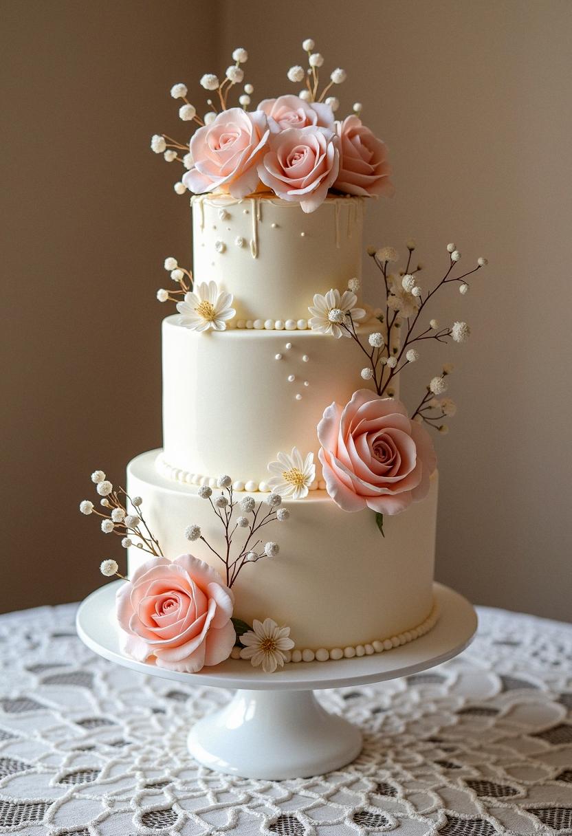 bridal shower cake