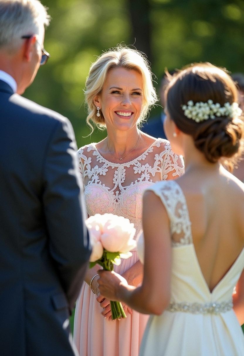 bride mom dress