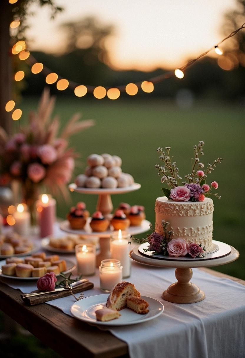 engagement party dessert