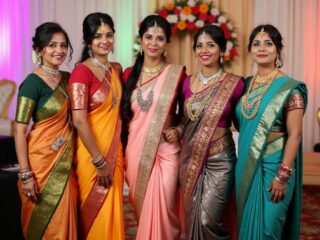 Hindu Bridesmaids Outfits 00001