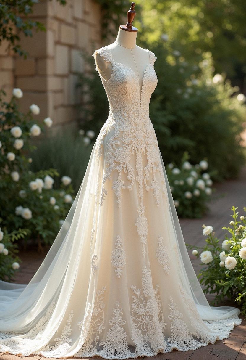 lace wedding dress ivory lace wedding dress ivory