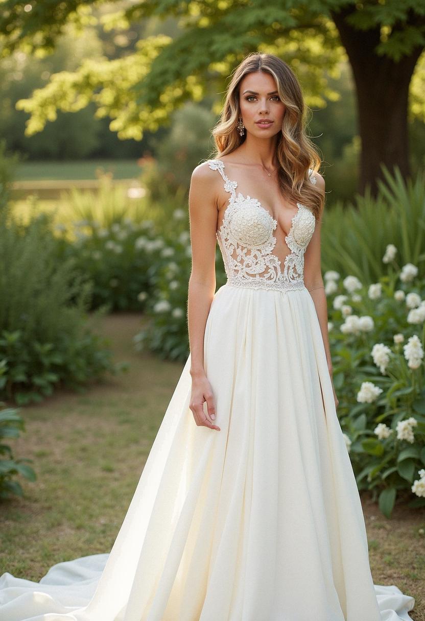 lace wedding dress ivory lace wedding dress ivory