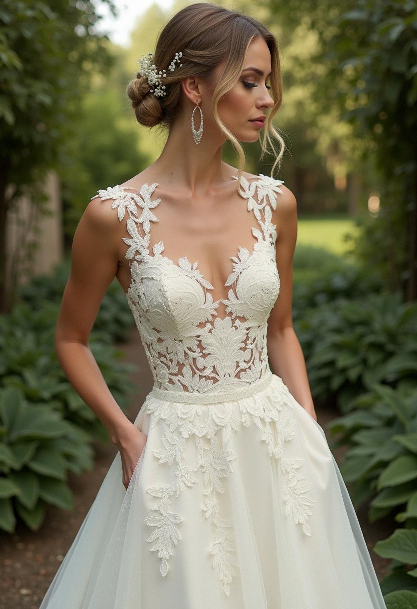 lace wedding dress ivory lace wedding dress ivory
