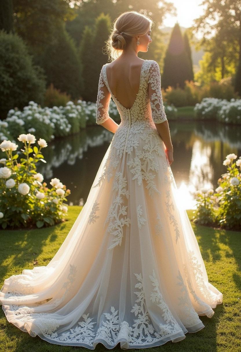 lace wedding dress ivory lace wedding dress ivory