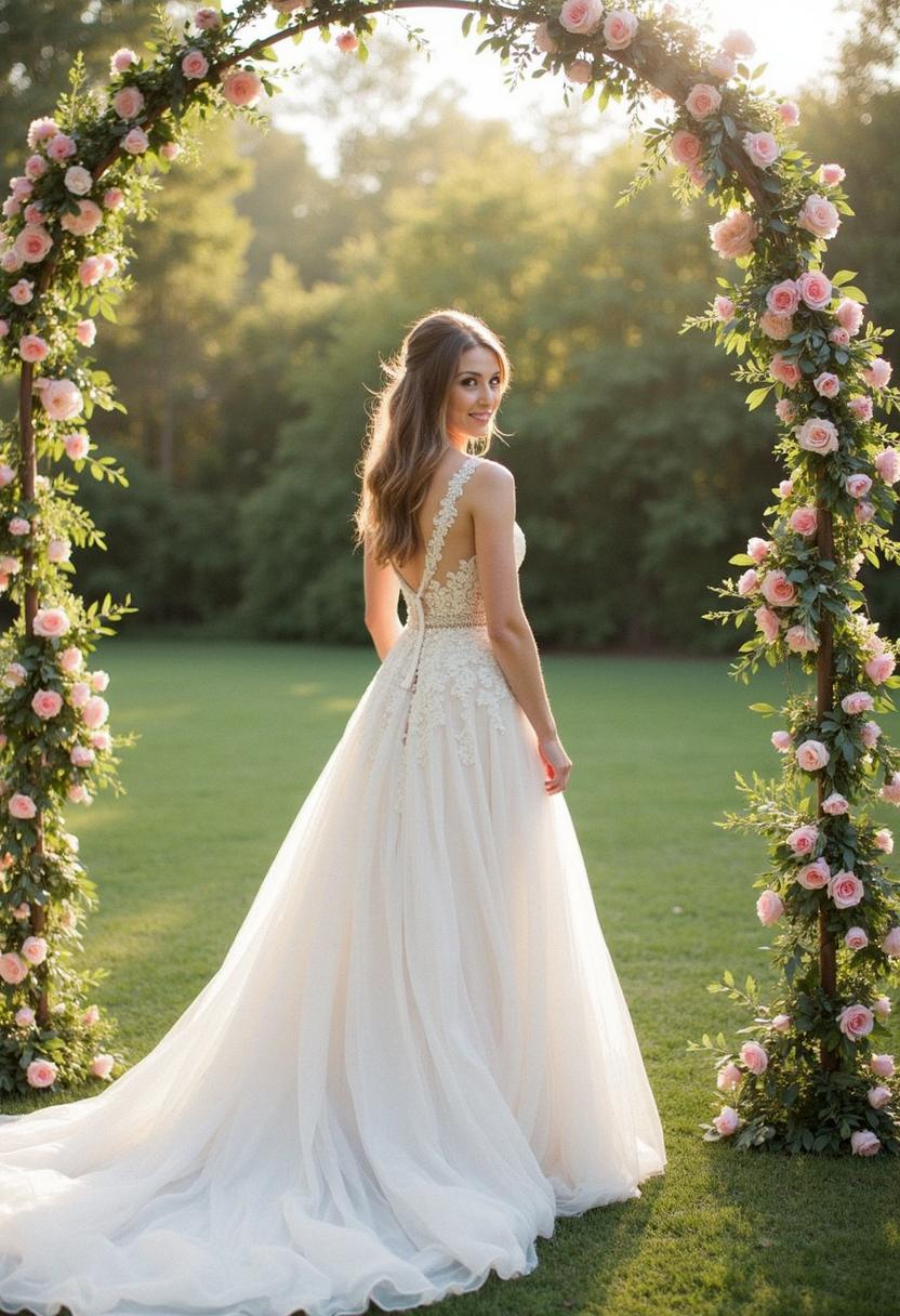 lace wedding dress sleeveless