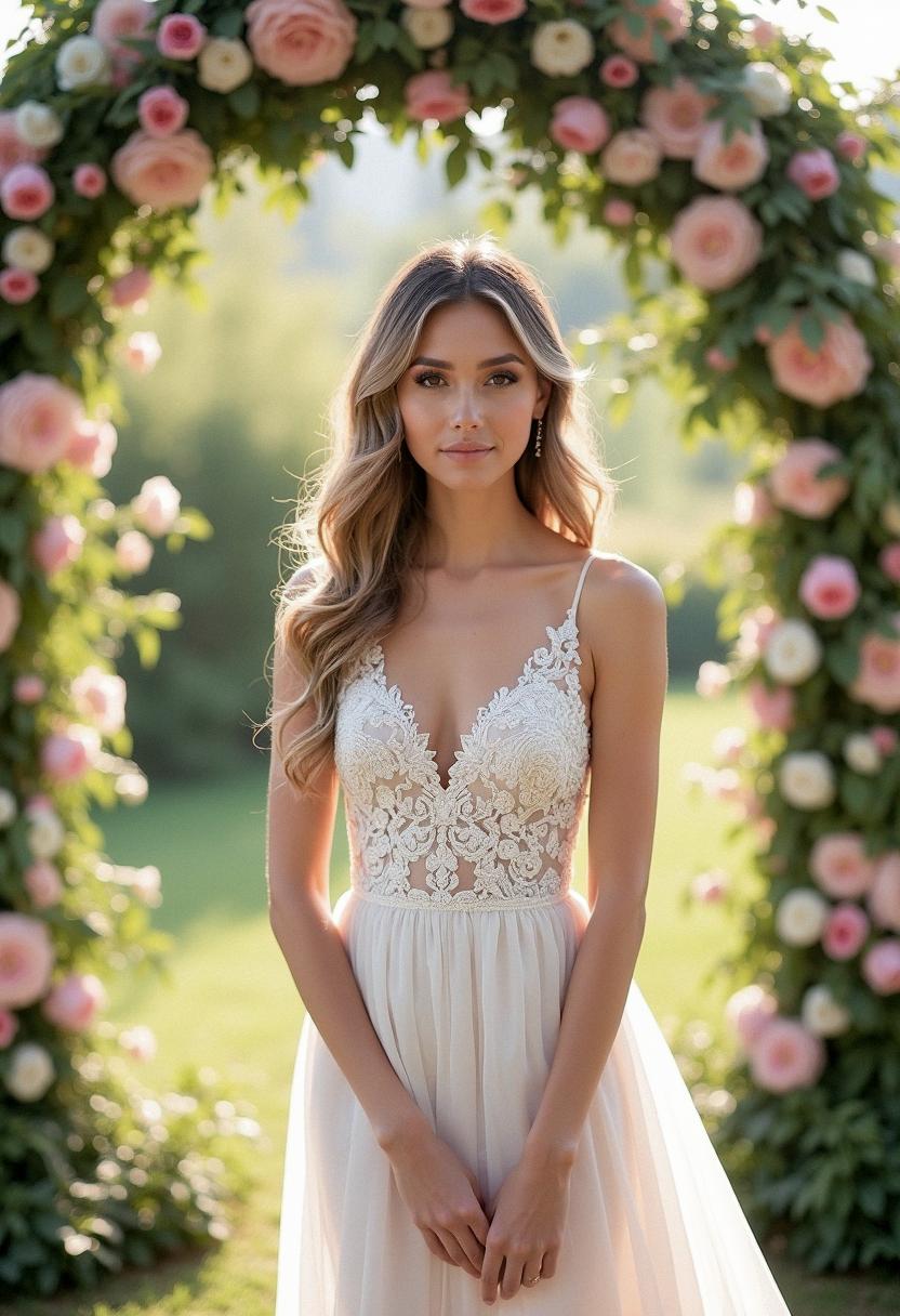 lace wedding dress sleeveless