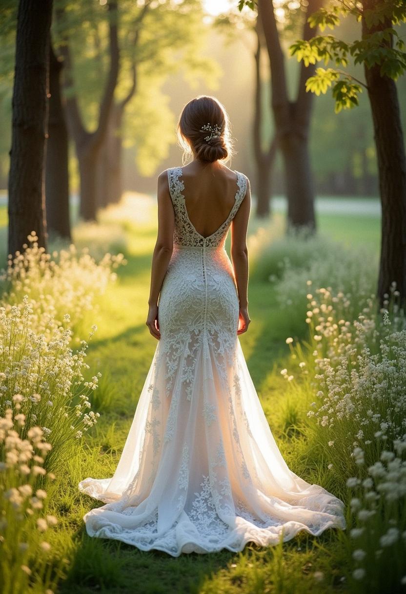 lace wedding dress sleeveless