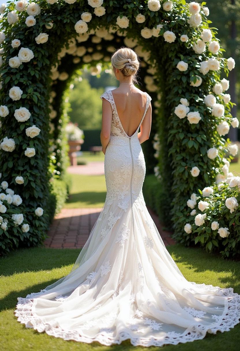 lace wedding dress vintage