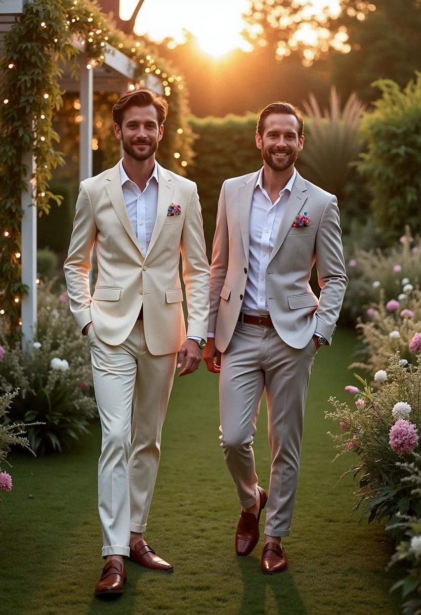 mens cocktail attire wedding summer