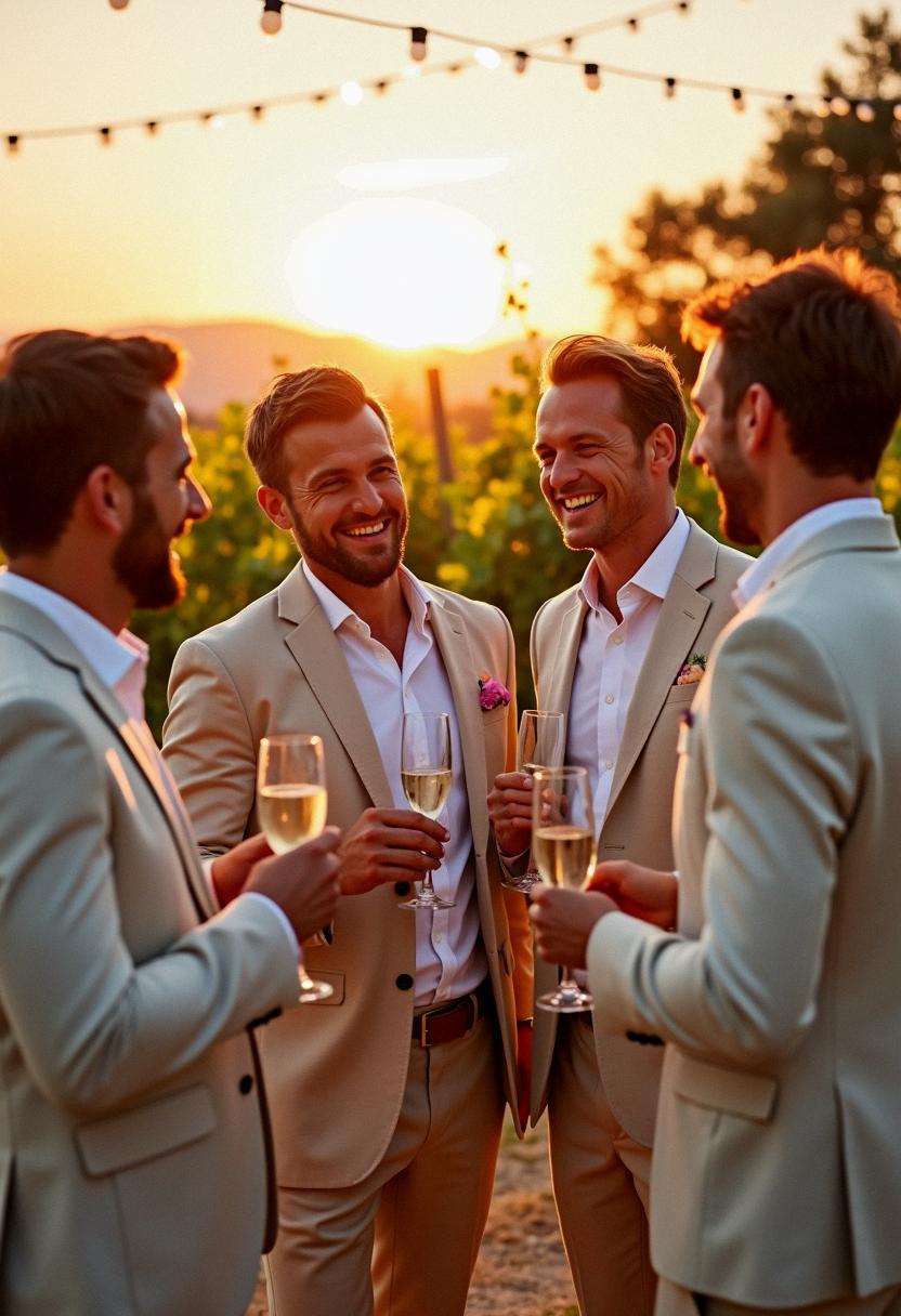 mens cocktail attire wedding summer