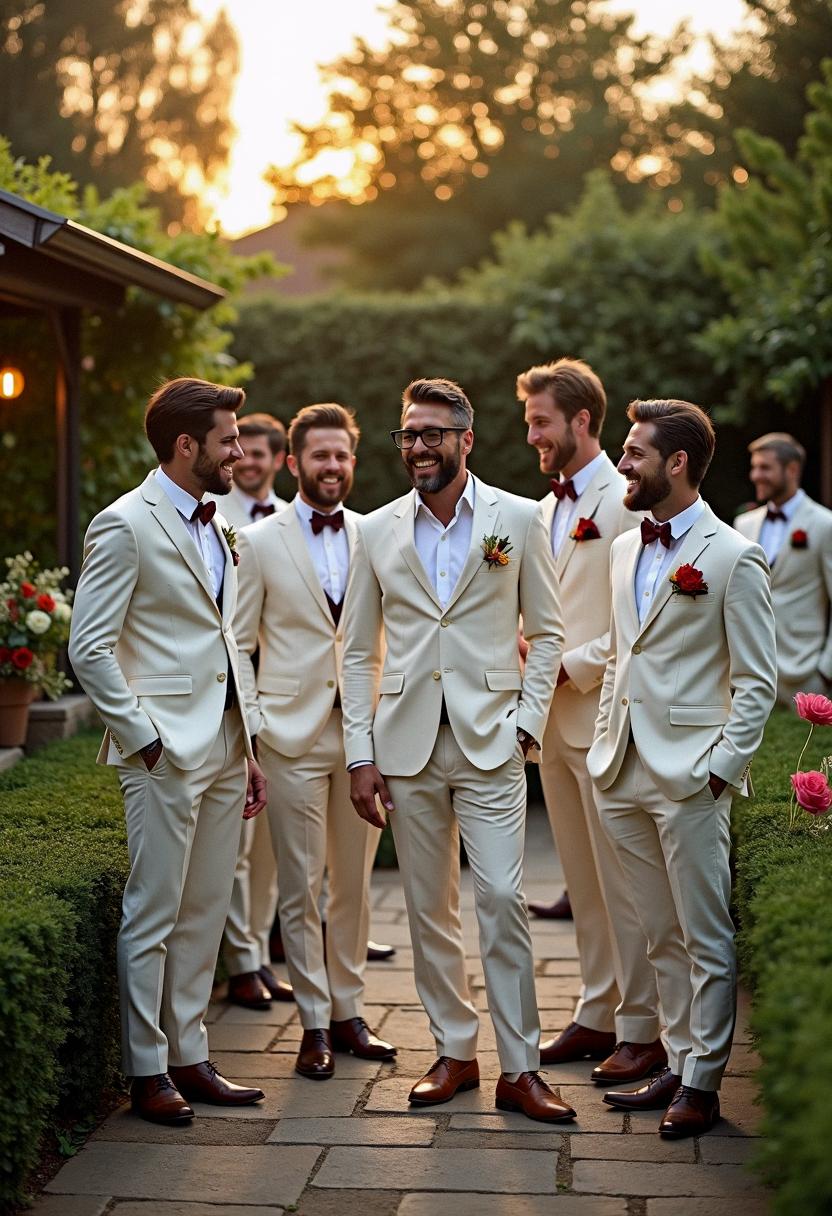 mens cocktail attire wedding summer