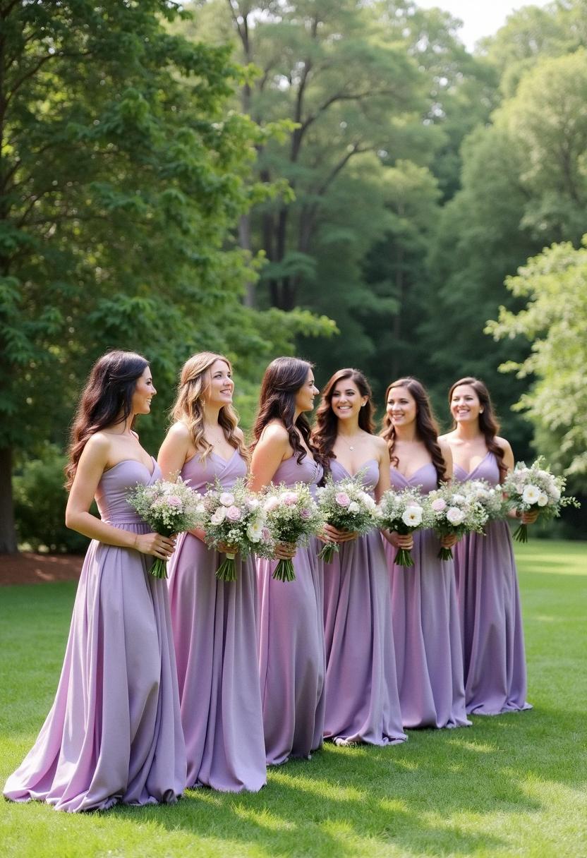purple bridesmaid gowns purple bridesmaid gowns