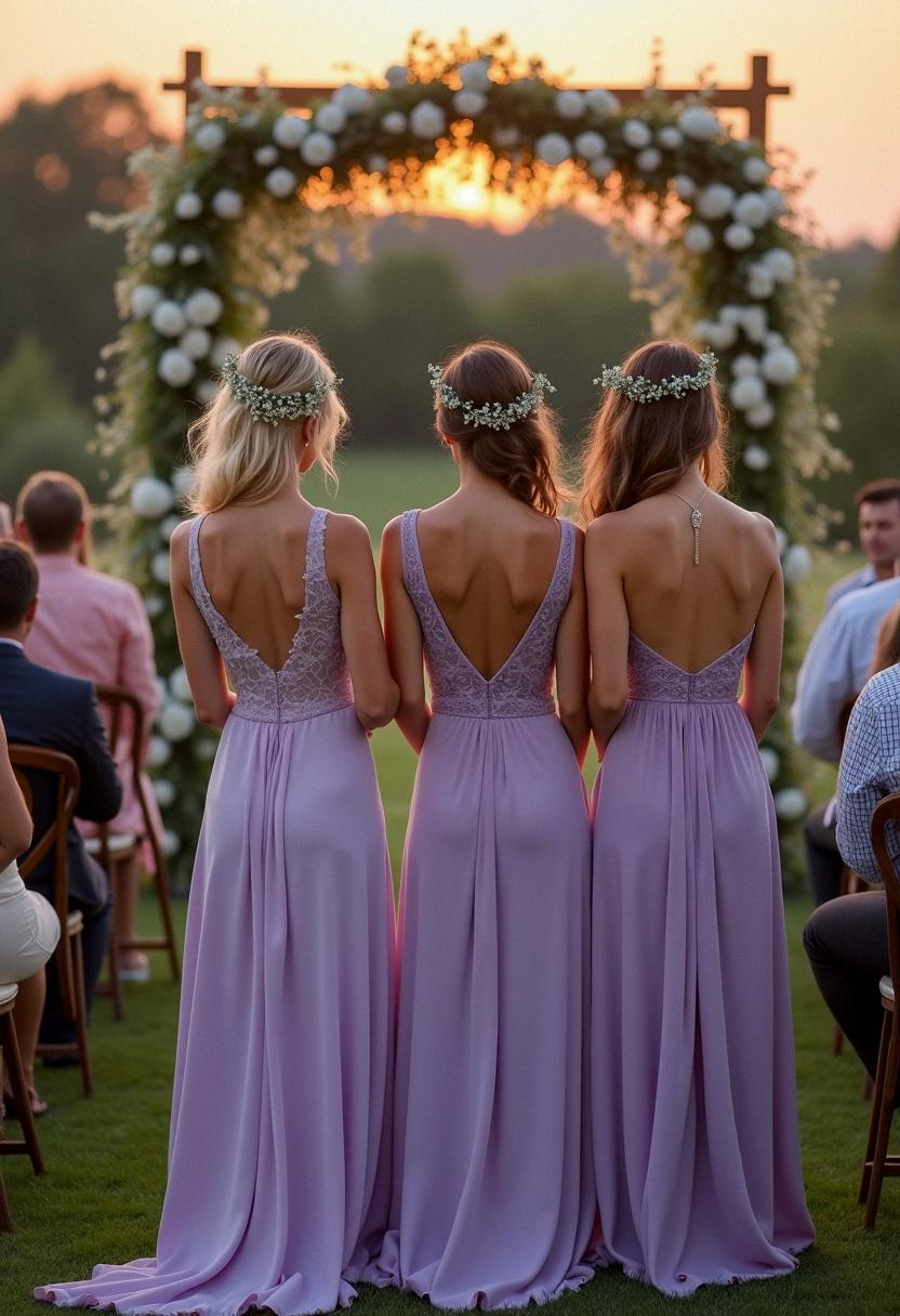 purple bridesmaid gowns purple bridesmaid gowns