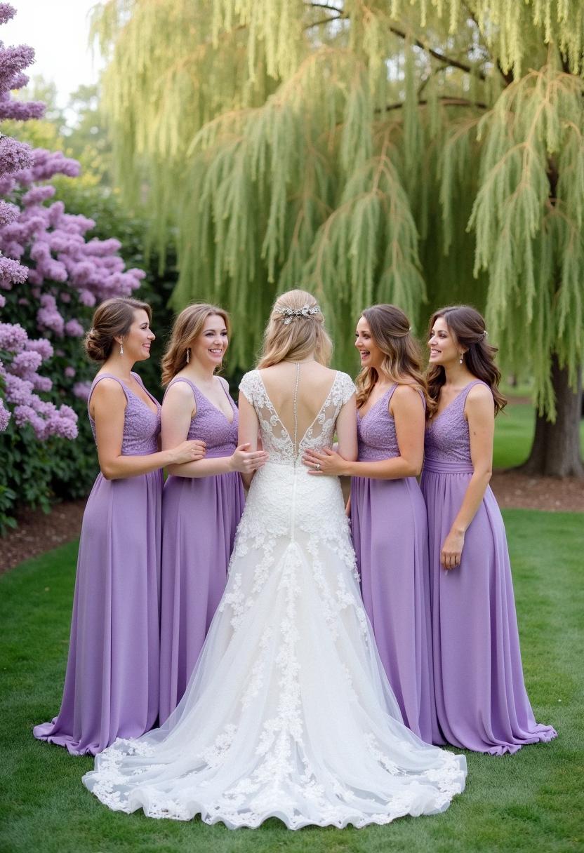 purple bridesmaid gowns purple bridesmaid gowns