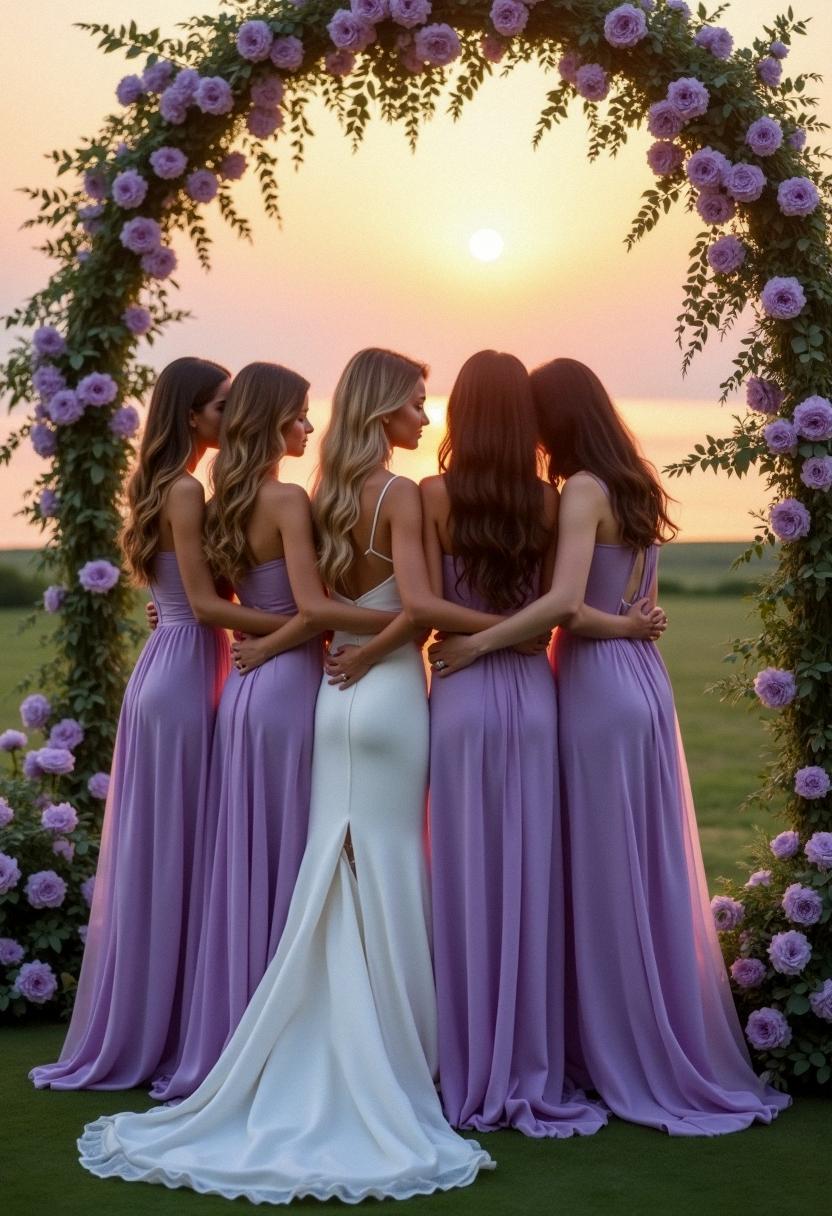 purple bridesmaid gowns purple bridesmaid gowns