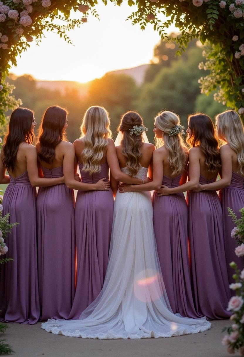 purple bridesmaid gowns purple bridesmaid gowns