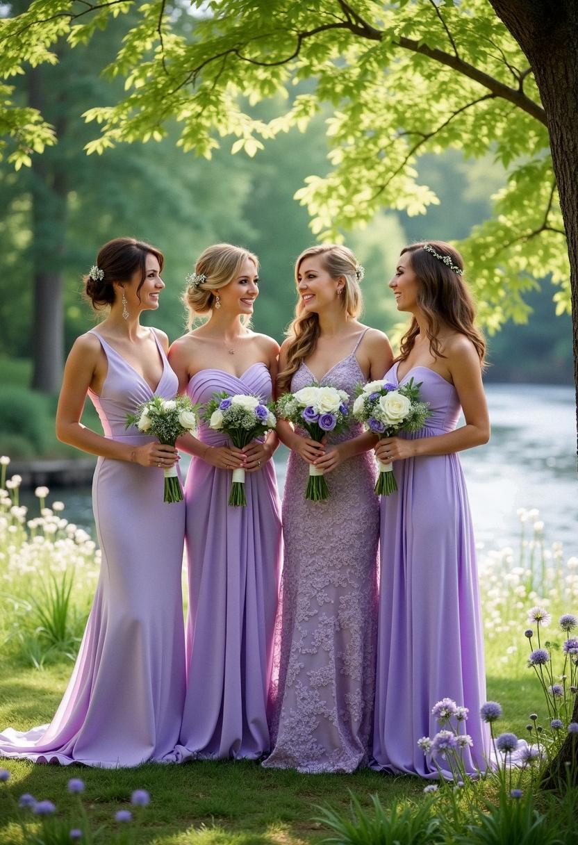 purple bridesmaid gowns purple bridesmaid gowns