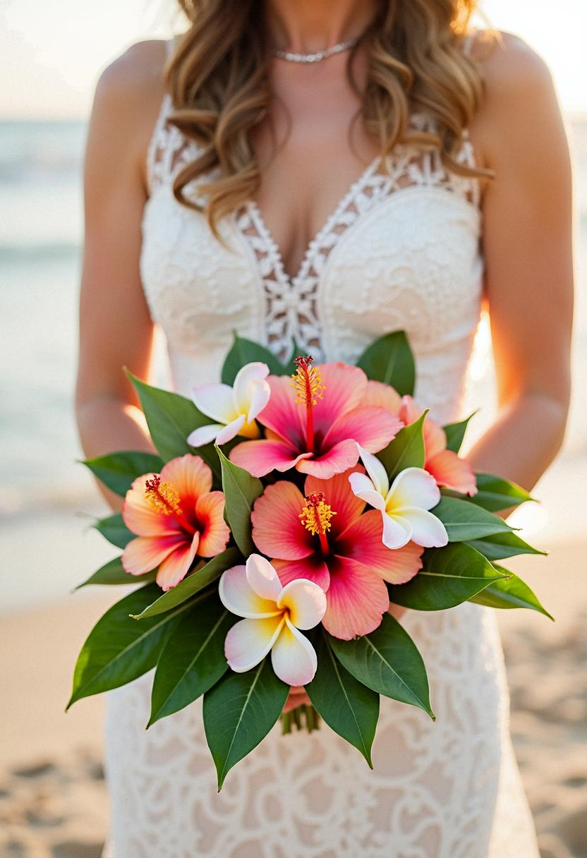 tropical bridal bouquet