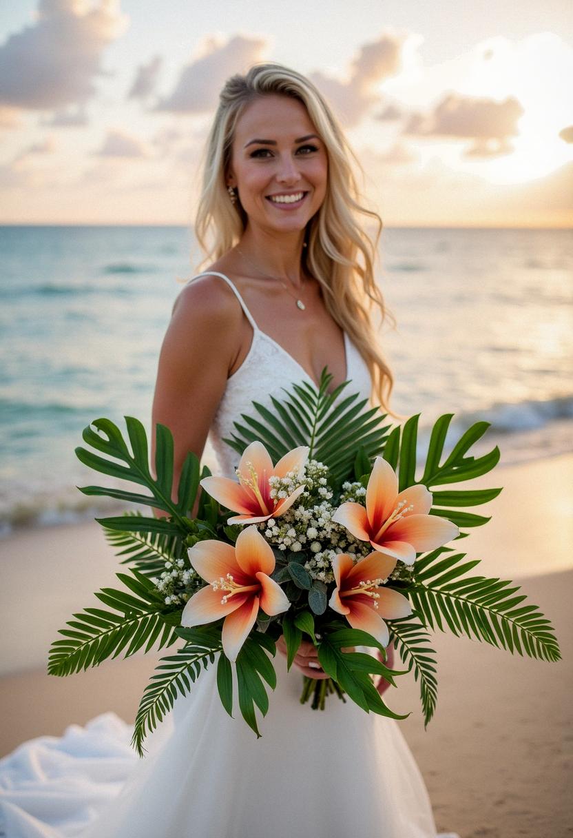 tropical bridal bouquet