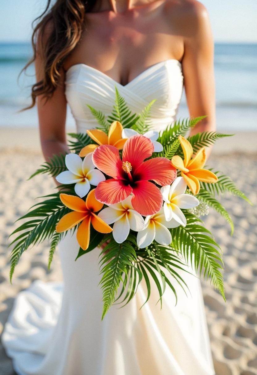 tropical bridal bouquet