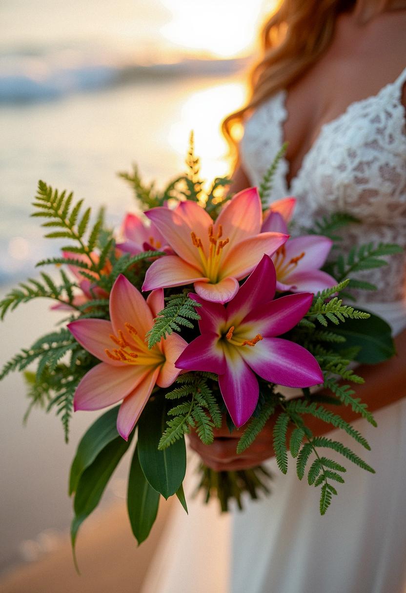 tropical bridal bouquet