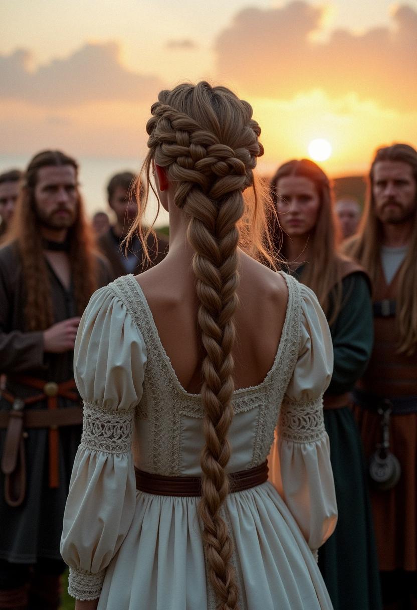 Stunning Viking Wedding Braids Inspiration - TheCharmingBride.com