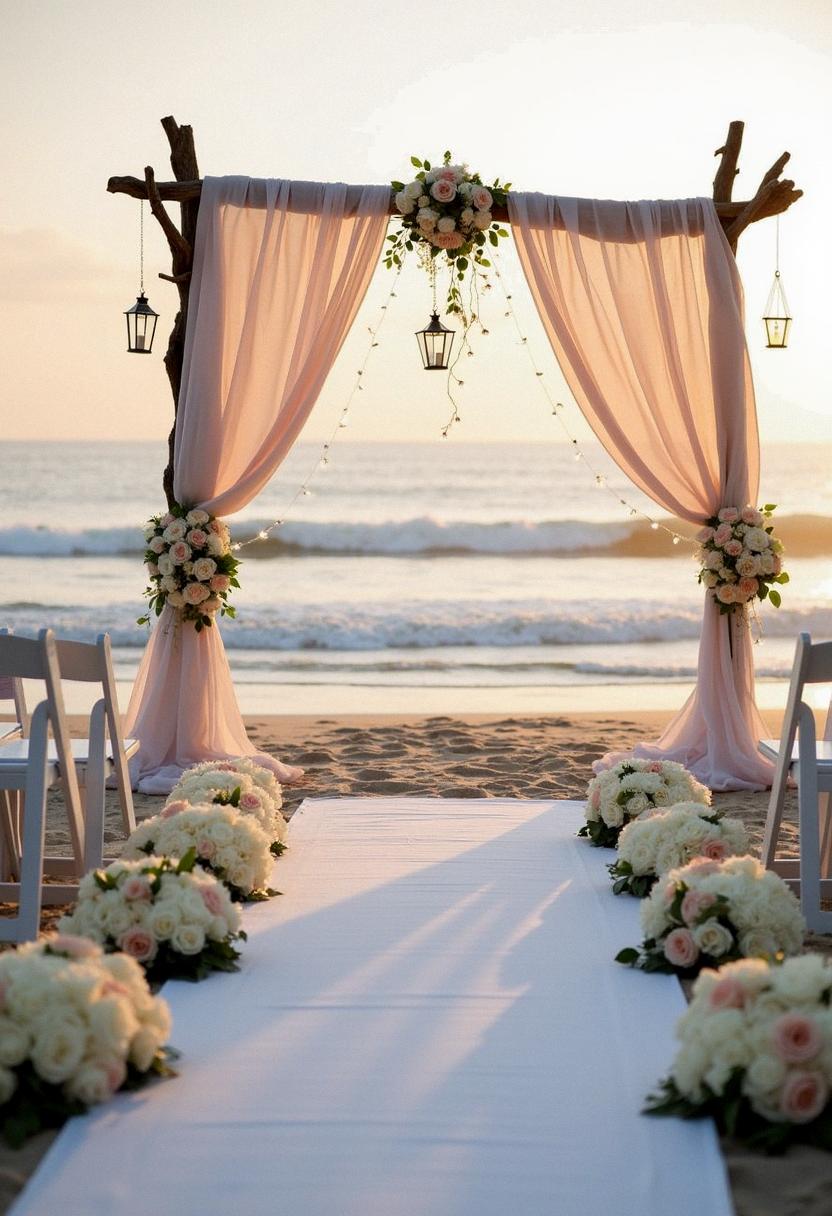 wedding beach decorations