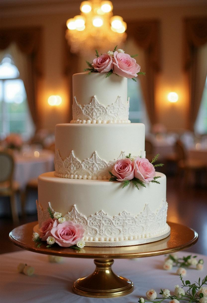 wedding cake vintage