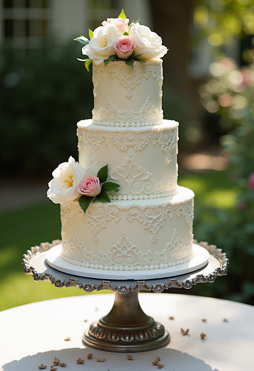 wedding cake vintage