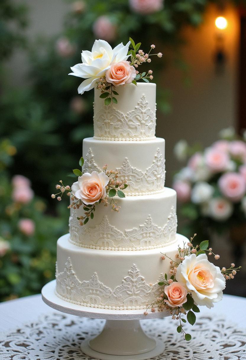 wedding cake vintage