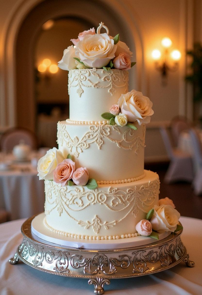 wedding cake vintage