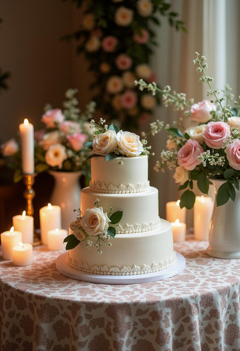 wedding cake vintage