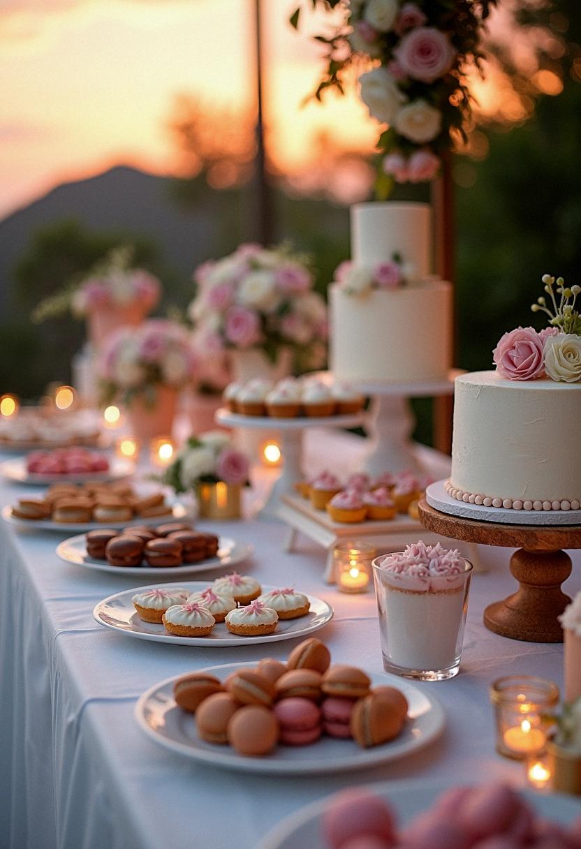 wedding dessert bar