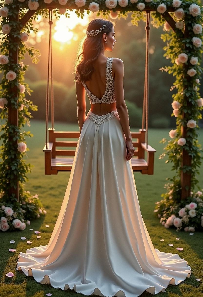 wedding dress 2 piece
