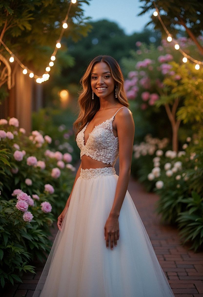 wedding dress 2 piece