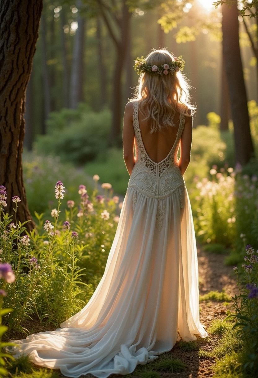 wedding dress boho hippie wedding dress boho hippie