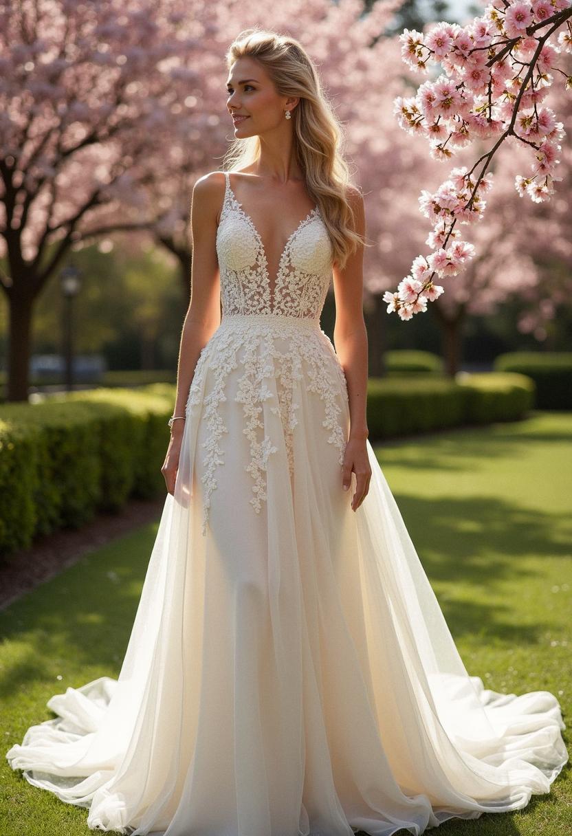 wedding dress for spring