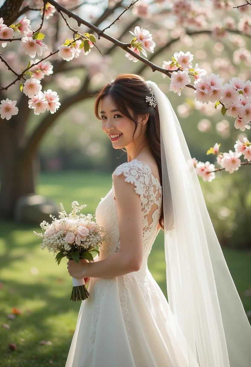 wedding dress for spring