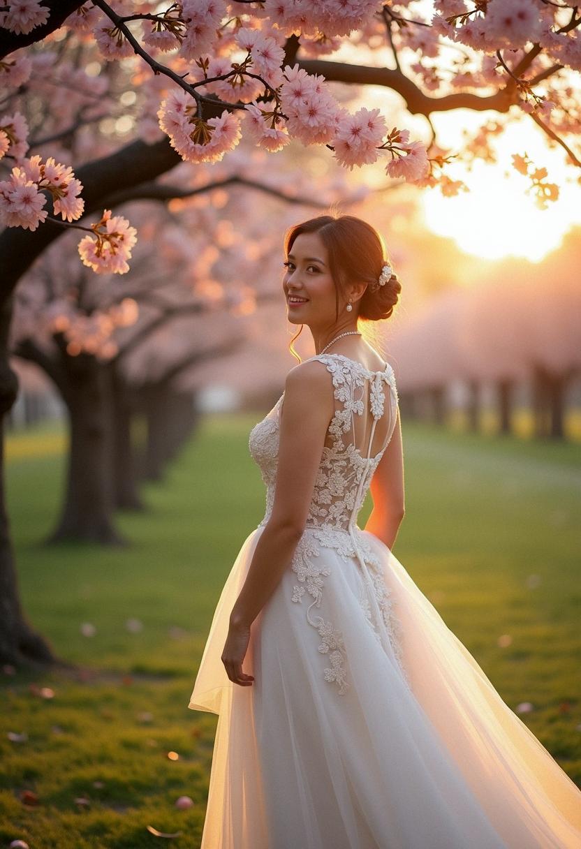 wedding dress for spring