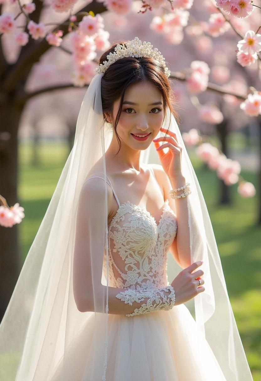 wedding dress for spring