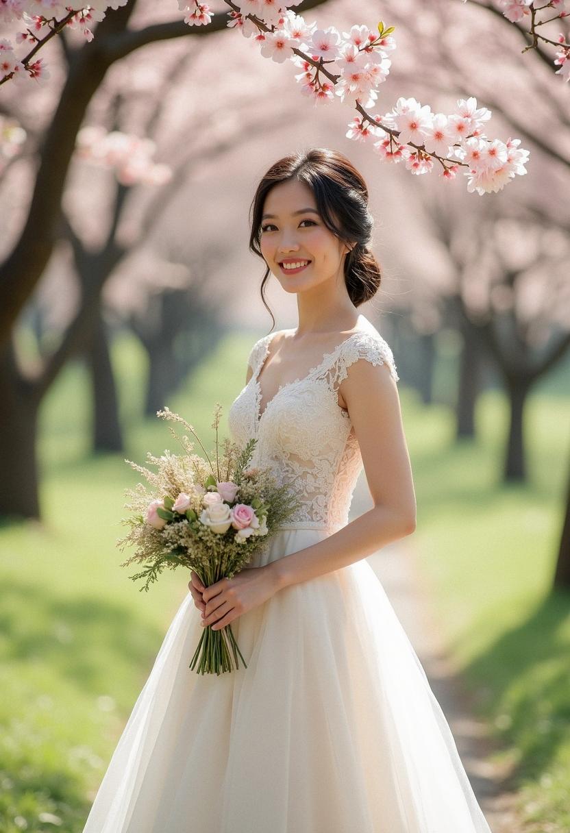 wedding dress for spring