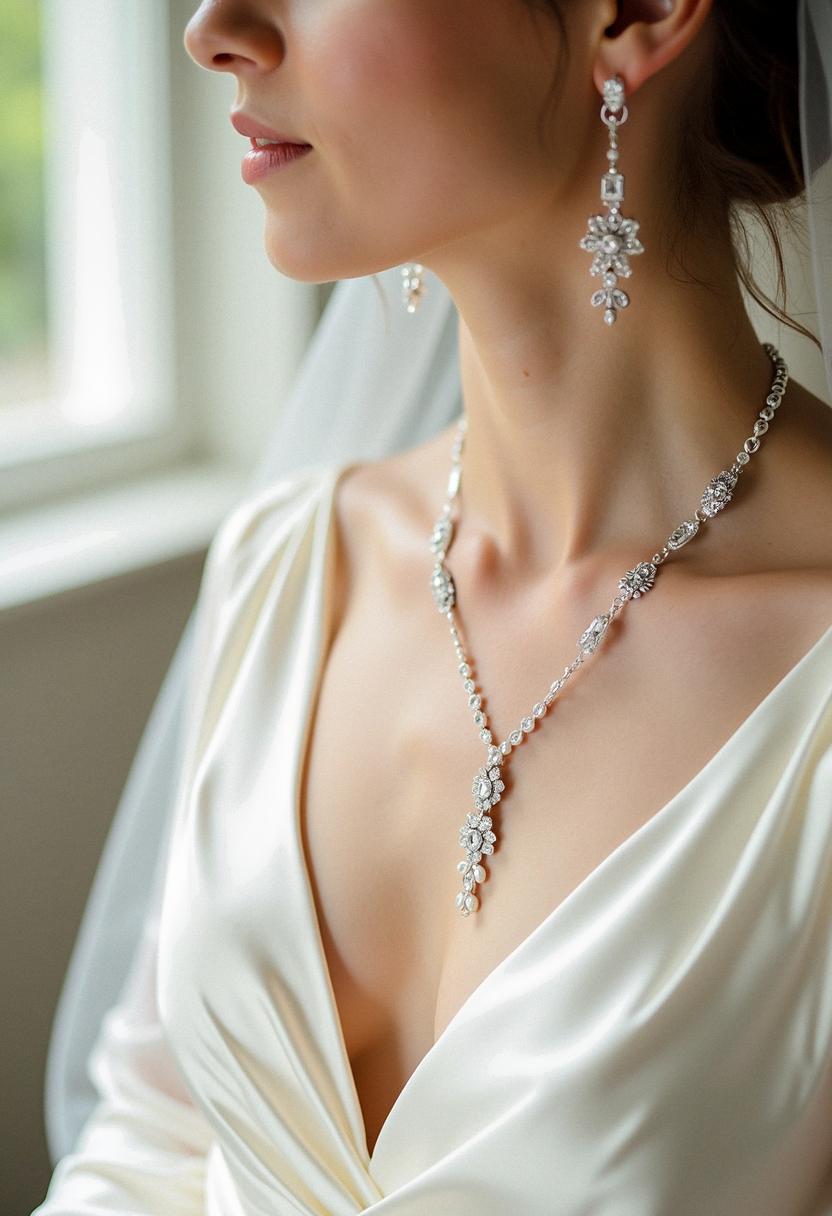 wedding dress jewelry