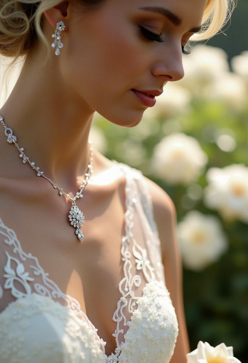 wedding dress jewelry