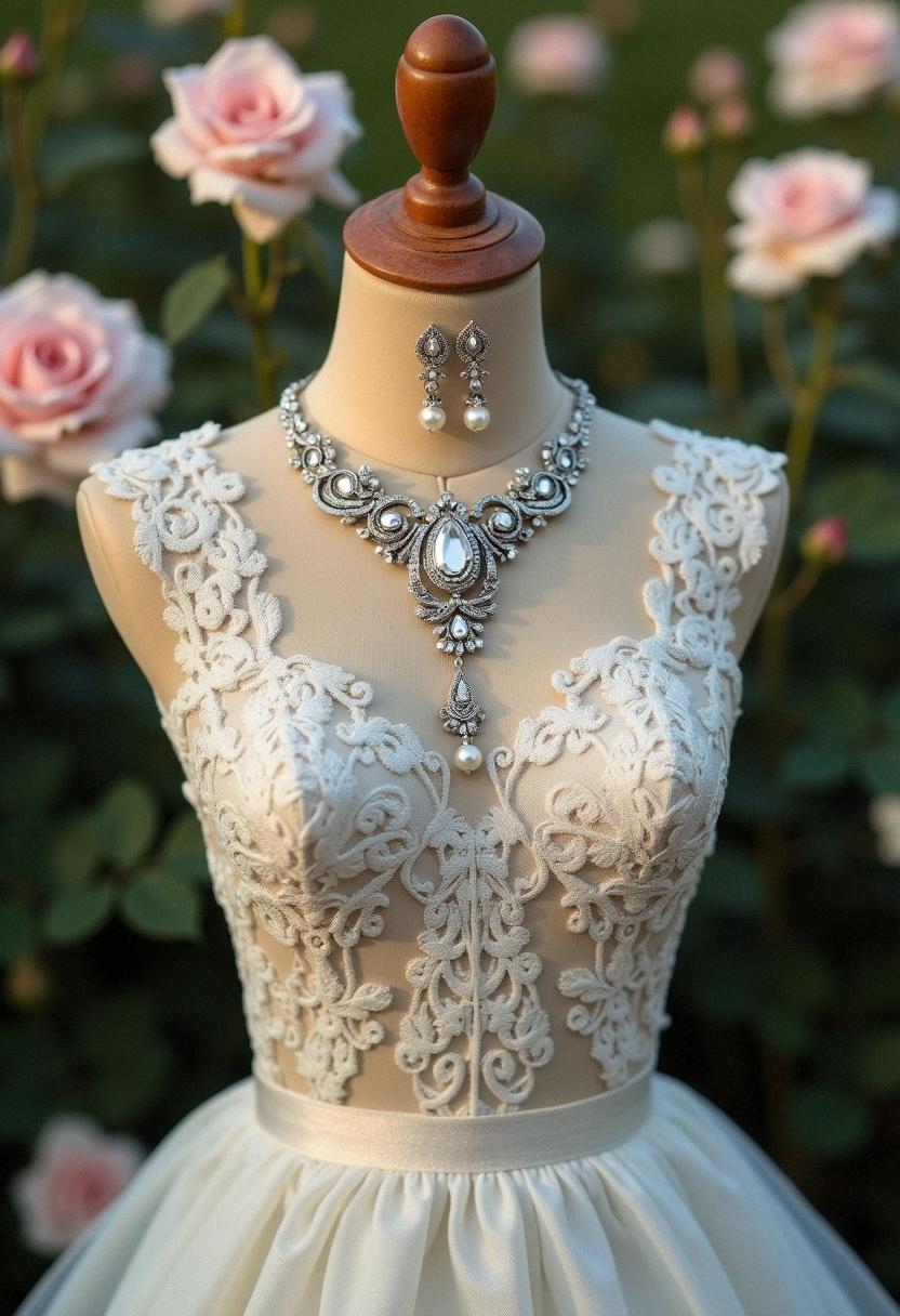 wedding dress jewelry